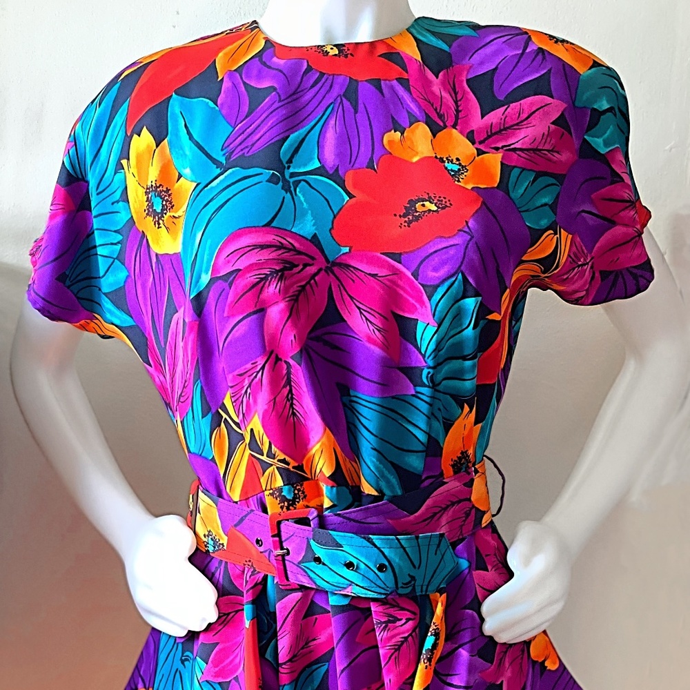 Vintage Floral Dress